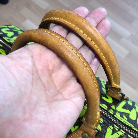 ๐ผ๐ผ GORGEOUS ๐ผ๐ผ Louis Vuitton Stephen Sprouse Graffiti Speedy 30 neon greโฆ - Picture 4 of 16